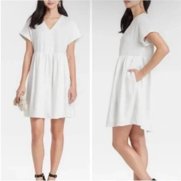 Universal Thread White Mini Dress - Picture 7 of 7